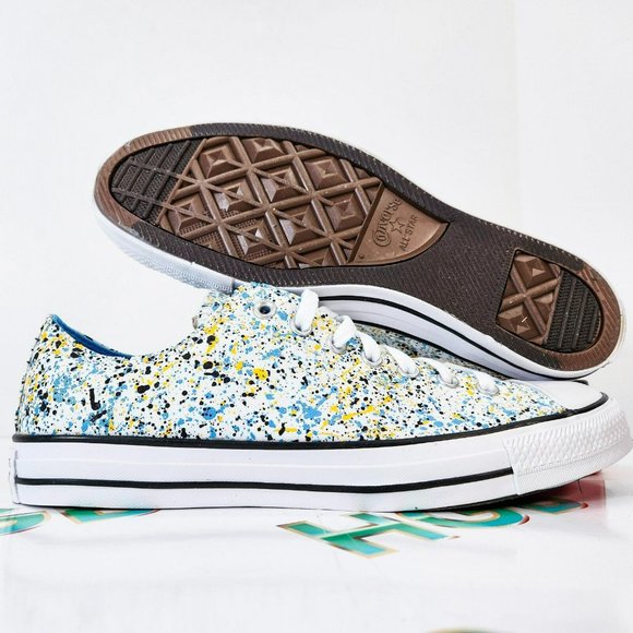 Converse Other - Converse Chuck Taylor All Star Ox Paint Splatter Low Top Men's Canvas A00469F
